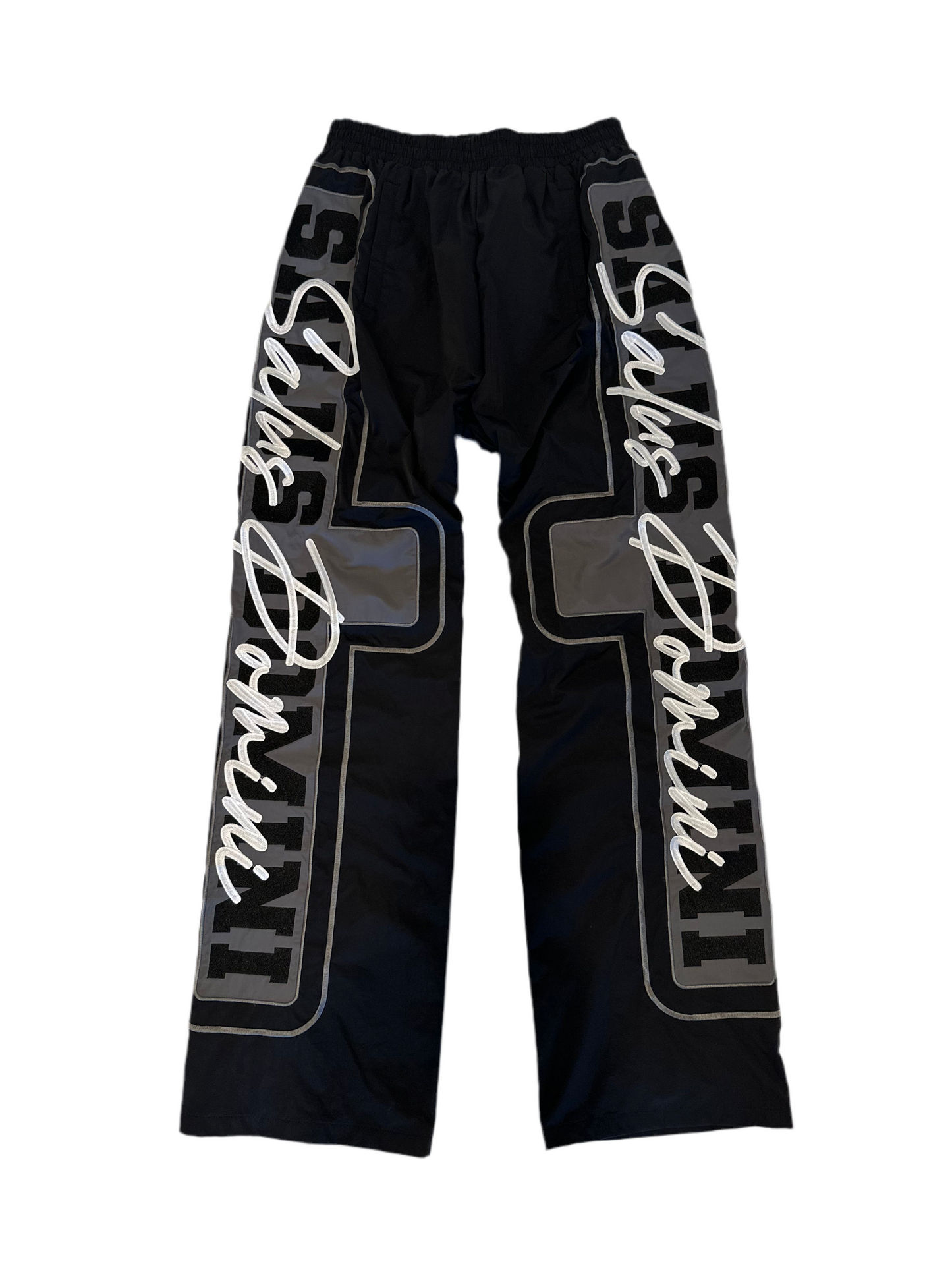 BRAND BLACK Nylon Track Pants